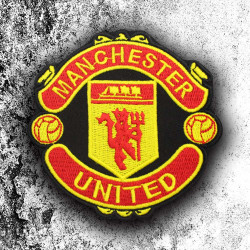 Parche termoadhesivo / de velcro bordado del club de fútbol Manchester United